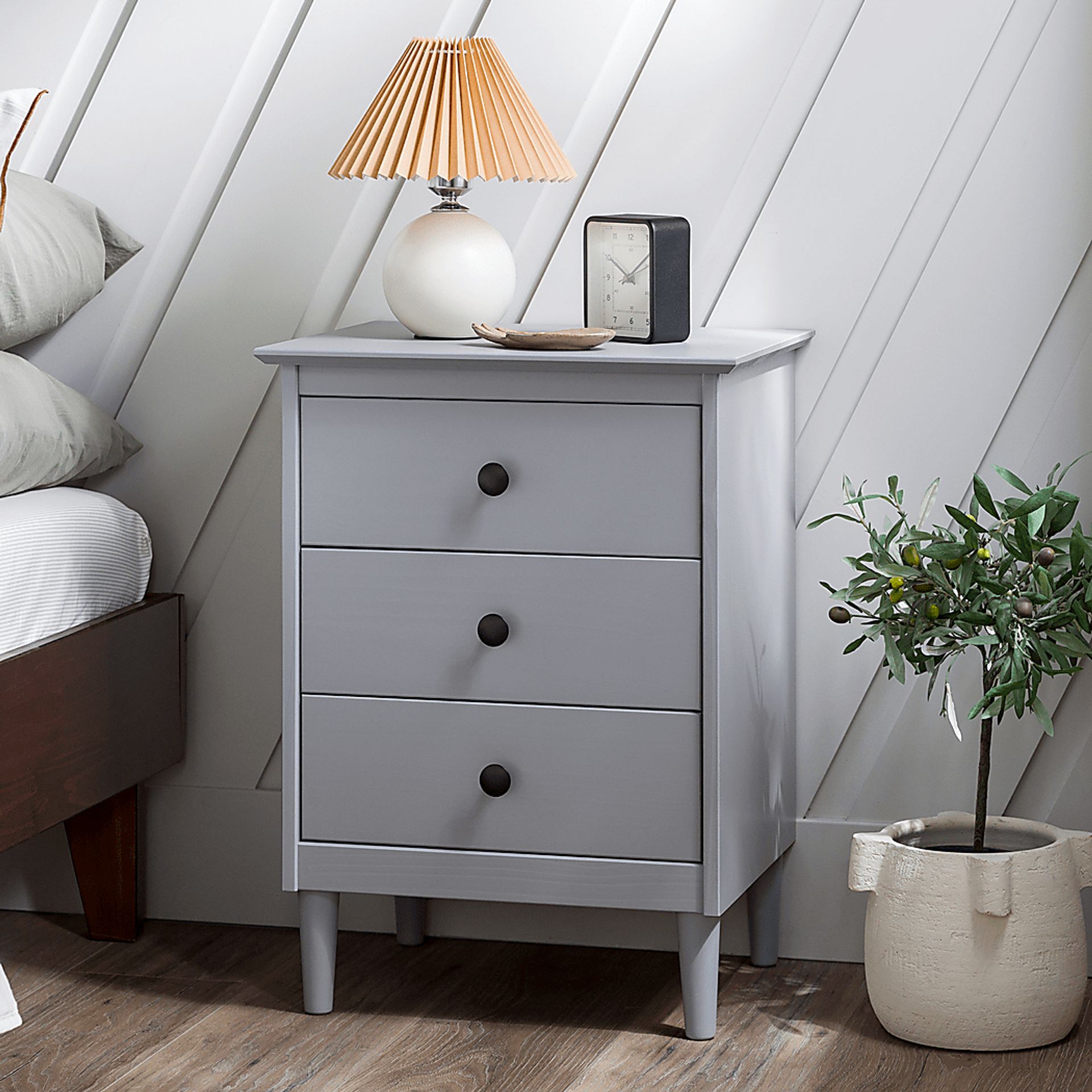 Cadmium Gray Nightstand - Image 2