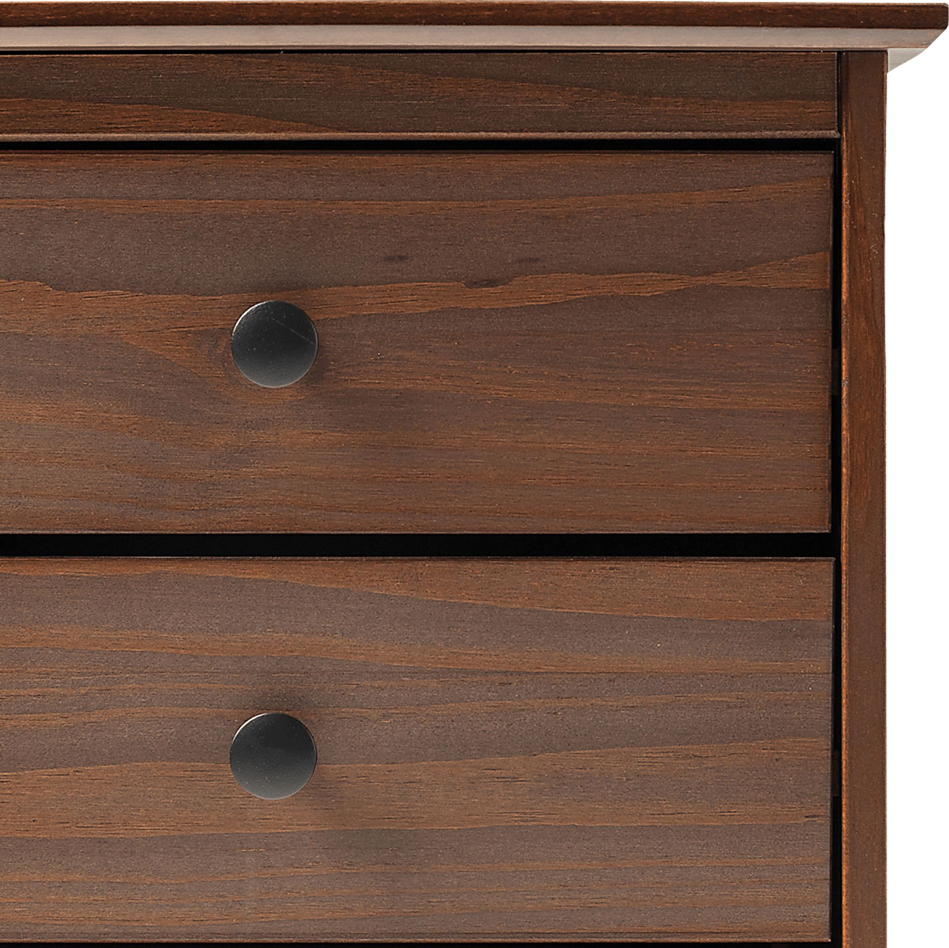 Cadmium Walnut 3 Drawer Nightstand - Image 4