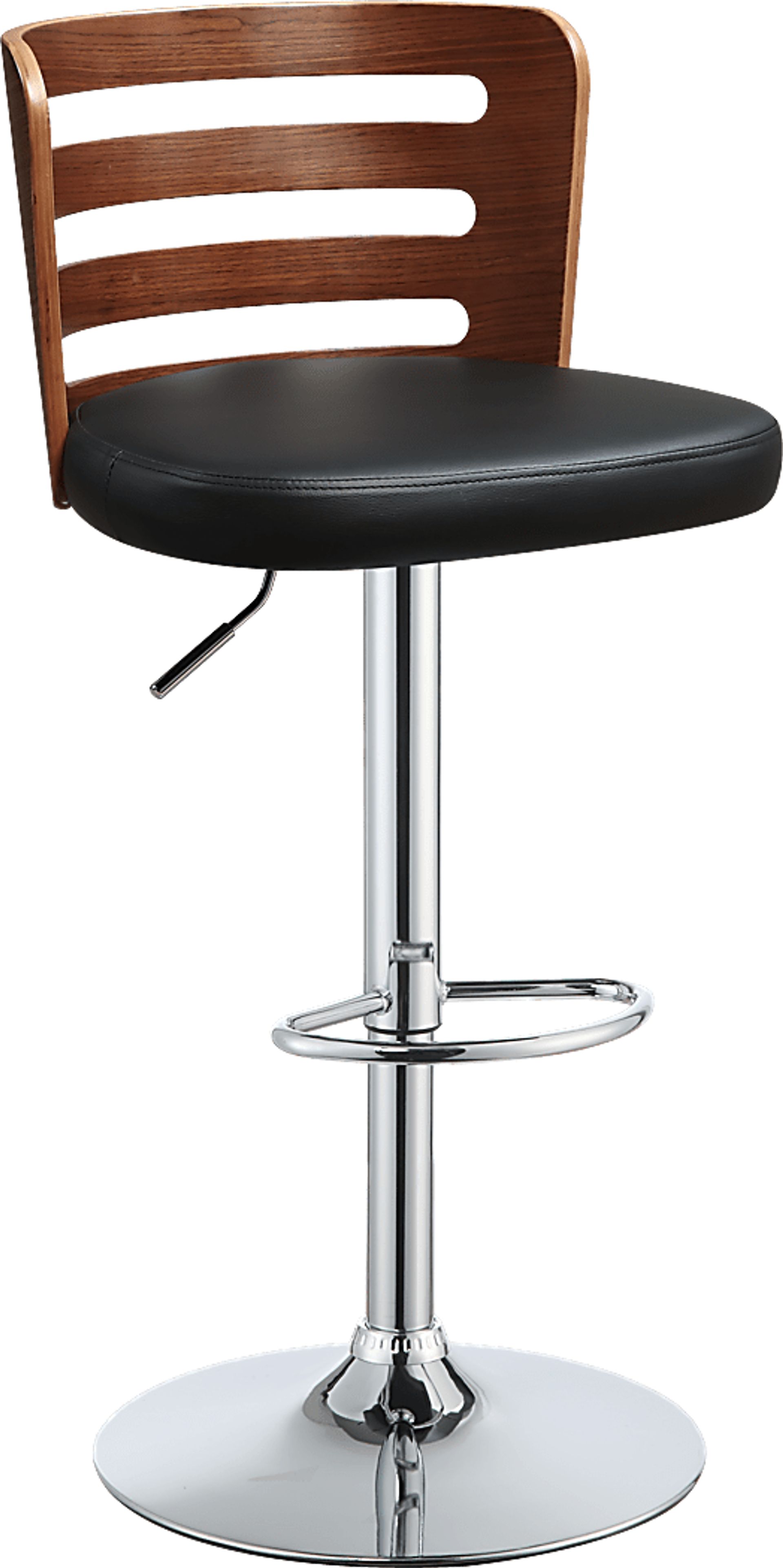Cadmon Black Adjustable Barstool - Image 1