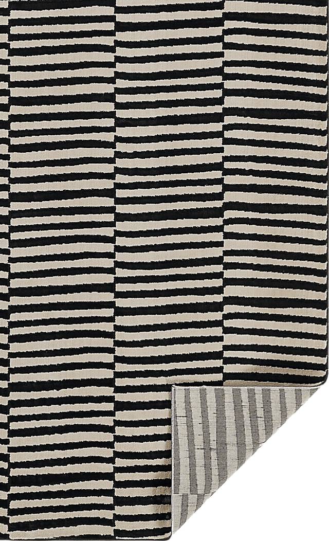 Caelia Black 3'11 x 5'7 Rug - Thumbnail - Image 4