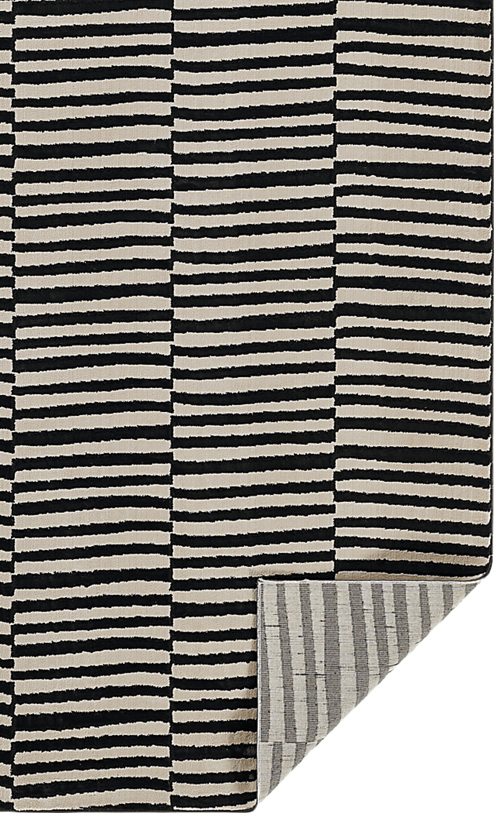 Caelia Black 7'10 x 9'10 Rug - Image 4