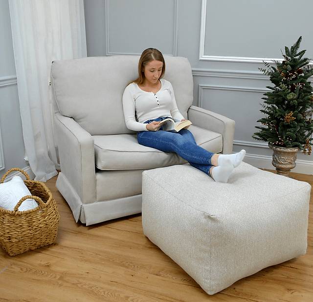 Caelus Tan Square Pouf - Thumbnail - Image 6