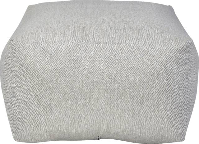 Caelus Tan Square Pouf - Thumbnail - Image 1