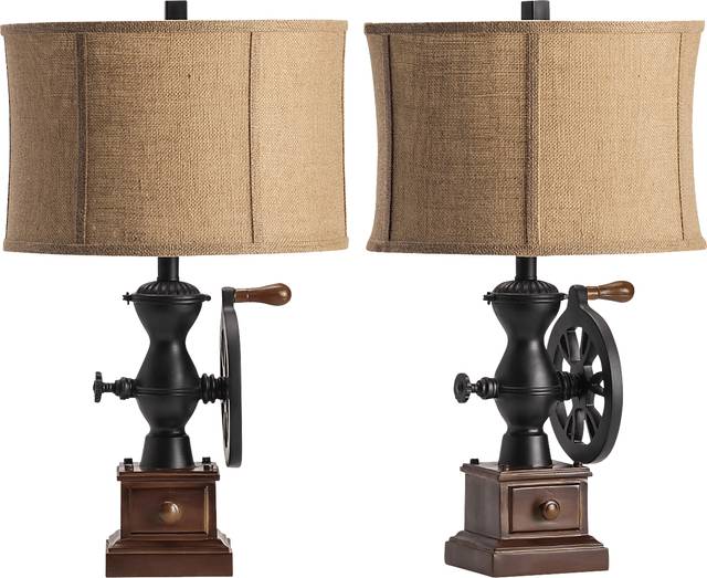 Cafe Court Black Lamp, set of two - Thumbnail - Image 1