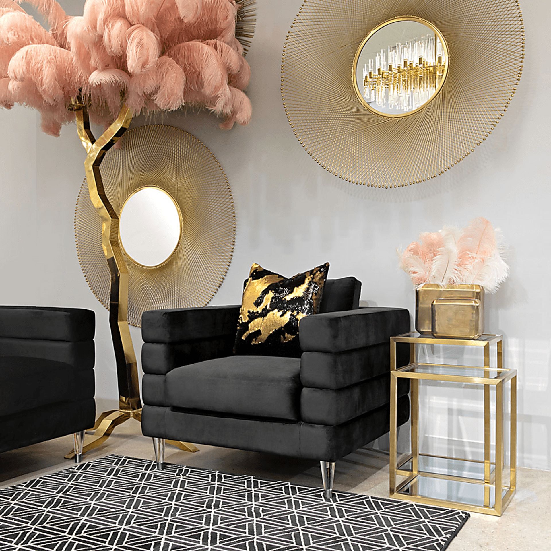 Cagwin Gold Nesting Tables, Set of 2 - Image 2