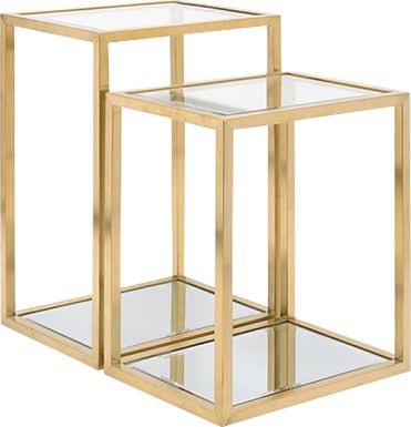 Cagwin Gold Nesting Tables