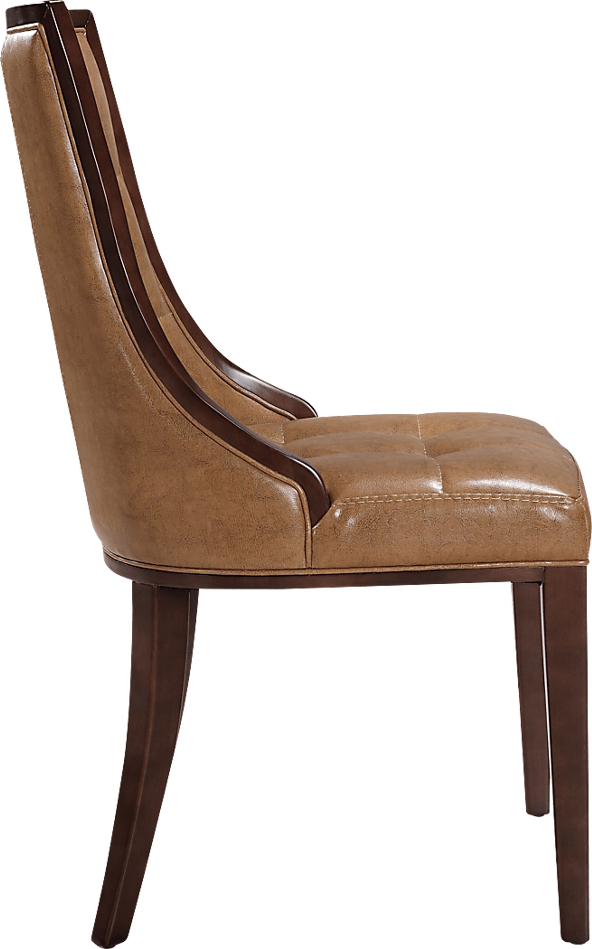 Cahabay Brown Side Chair, Set of 2 - Image 4