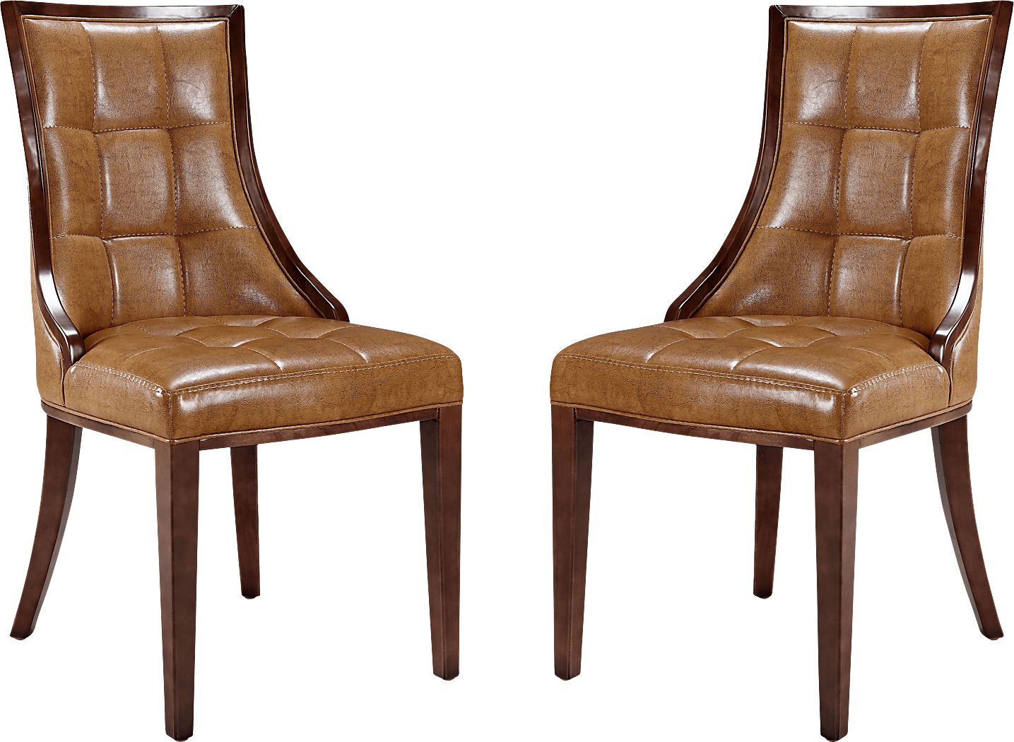 Cahabay Brown Side Chair, Set of 2