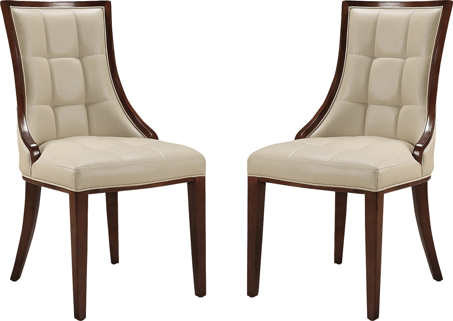 Cahabay Cream Side Chair, Set of 2