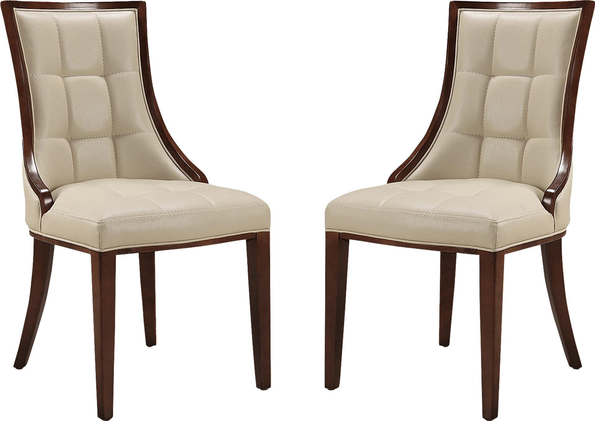 Cahabay Cream Side Chair, Set of 2 - Image 1