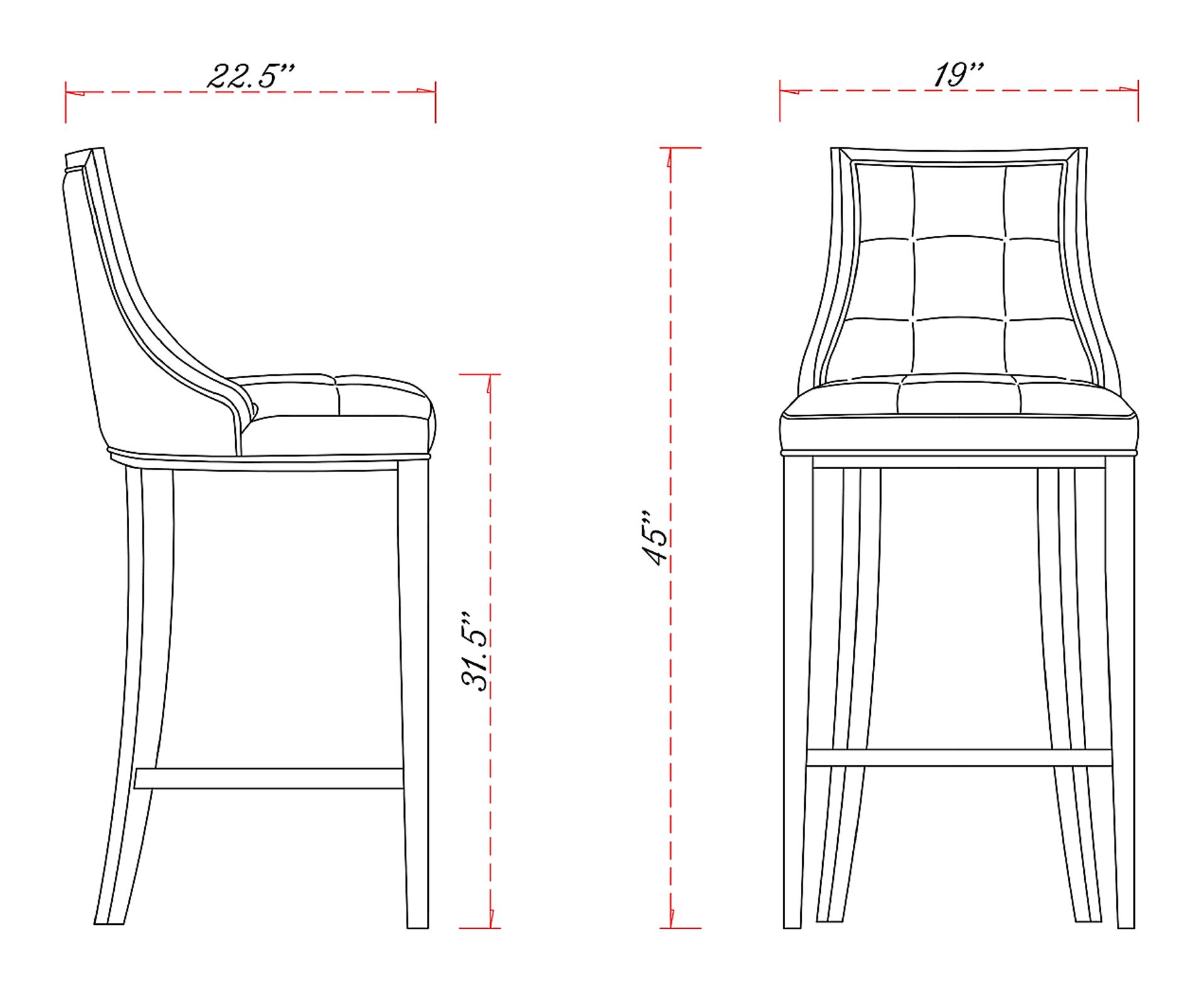 Cahabay Dark Gray Barstool - Image 3