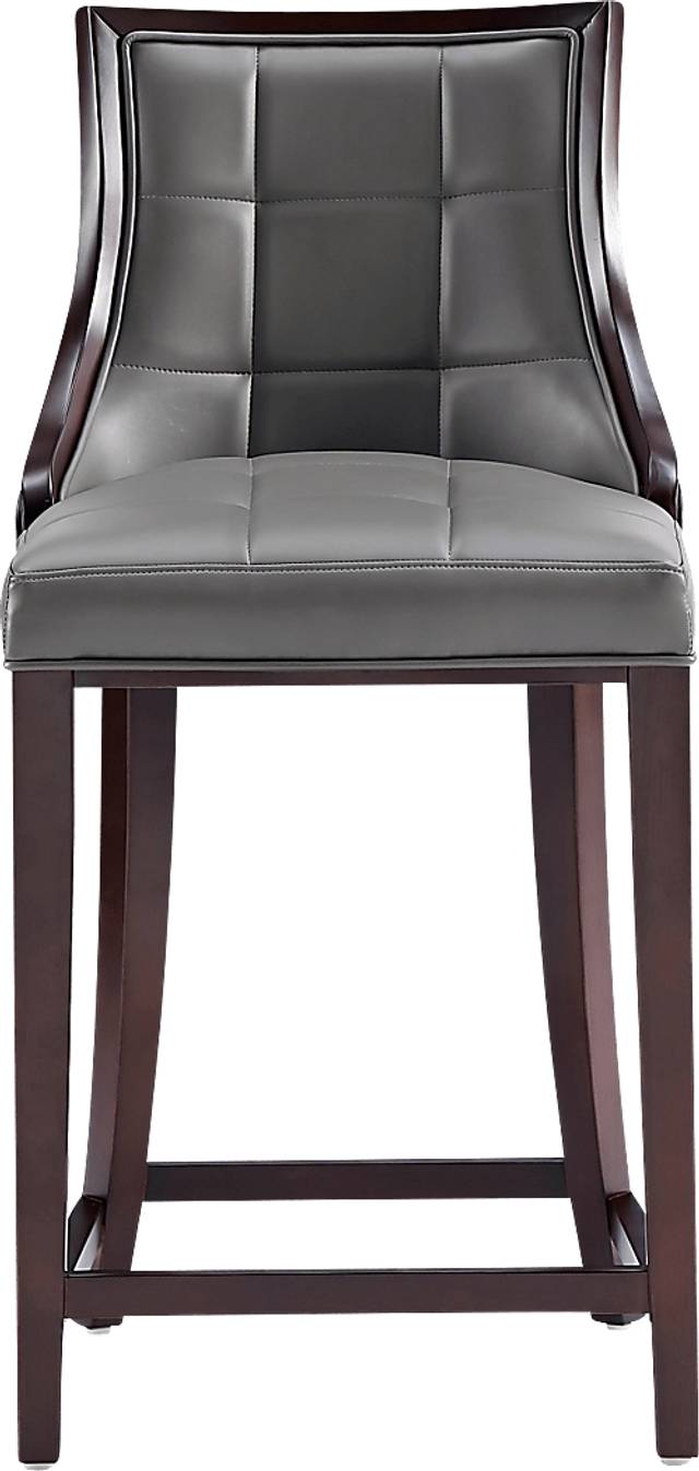 Cahabay Dark Gray Counter Height Stool - Thumbnail - Image 3