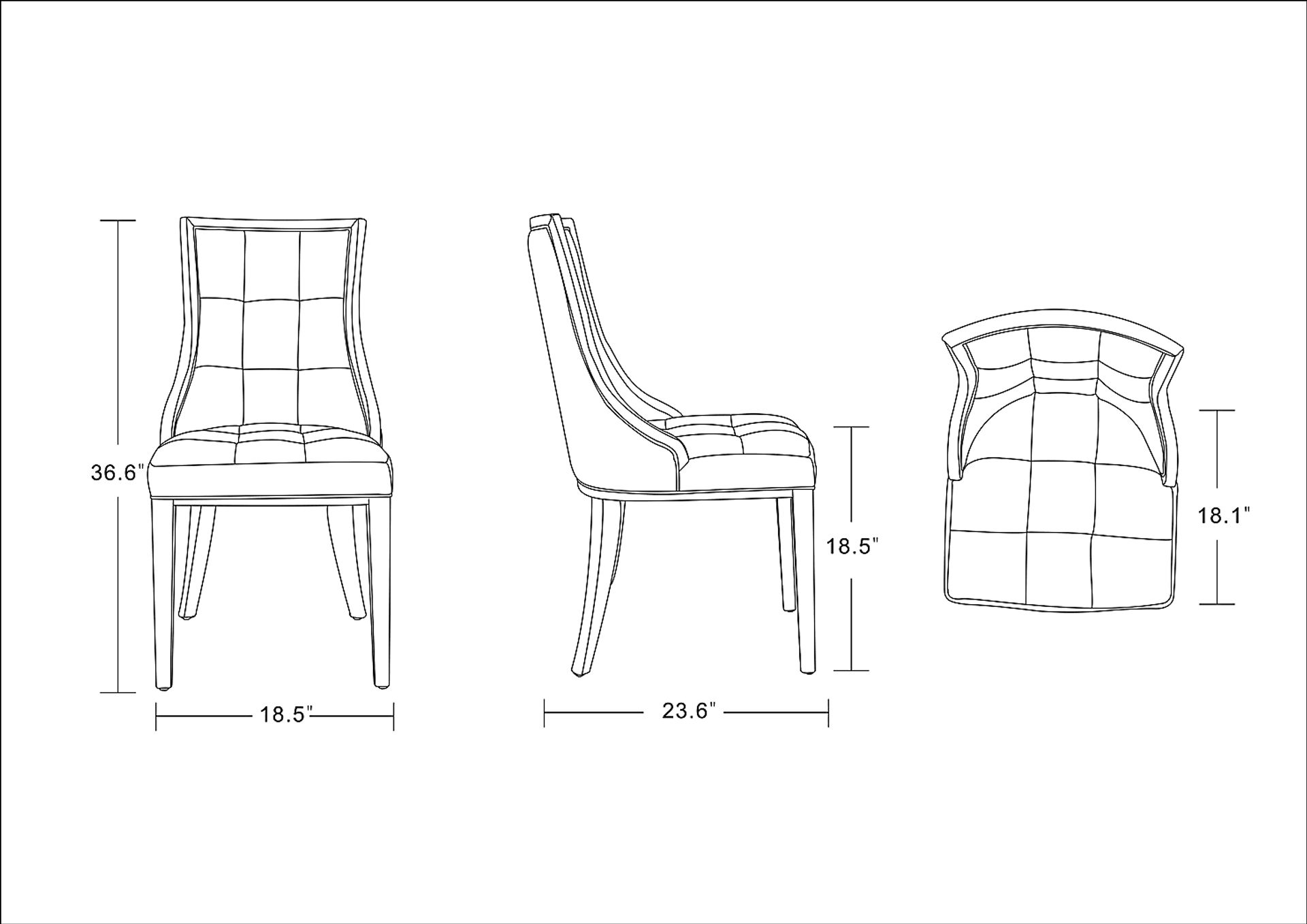 Cahabay Gold Side Chair, Set of 2 - Image 4