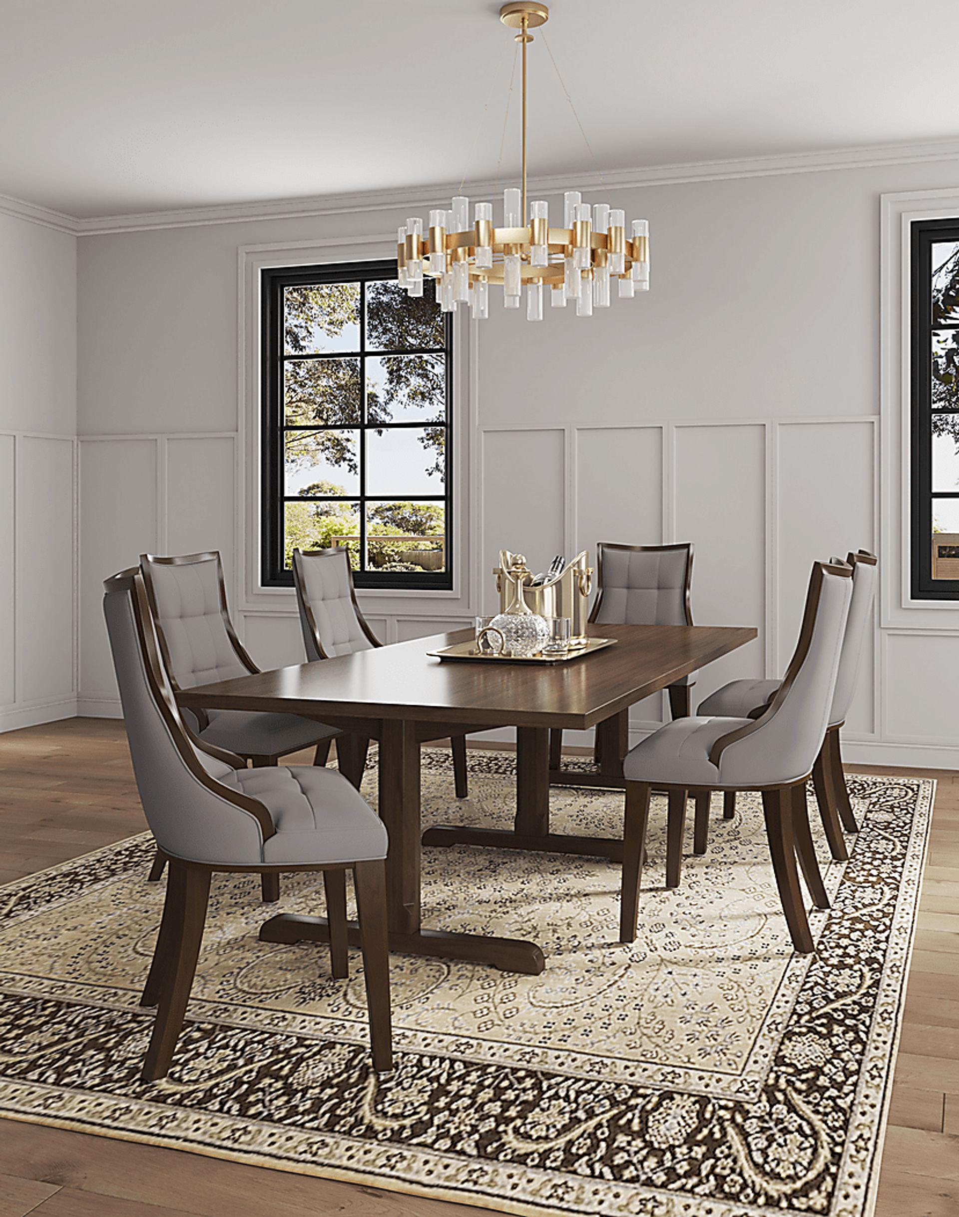 Cahabay Gray Side Chair, Set of 2 - Image 2