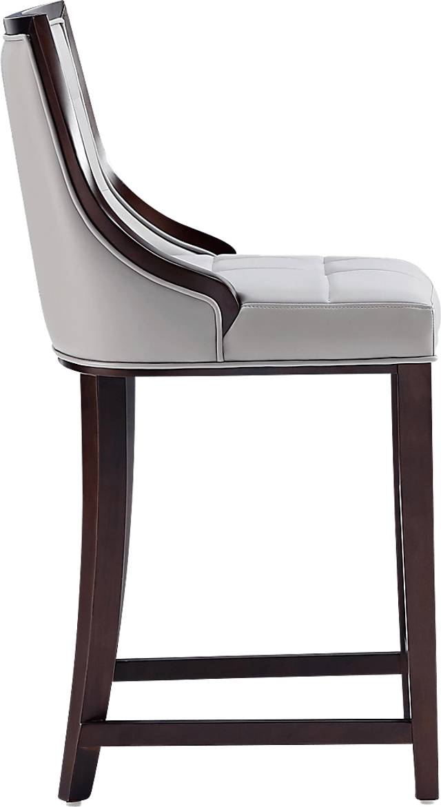 Cahabay Light Gray Counter Height Stool - Thumbnail - Image 4