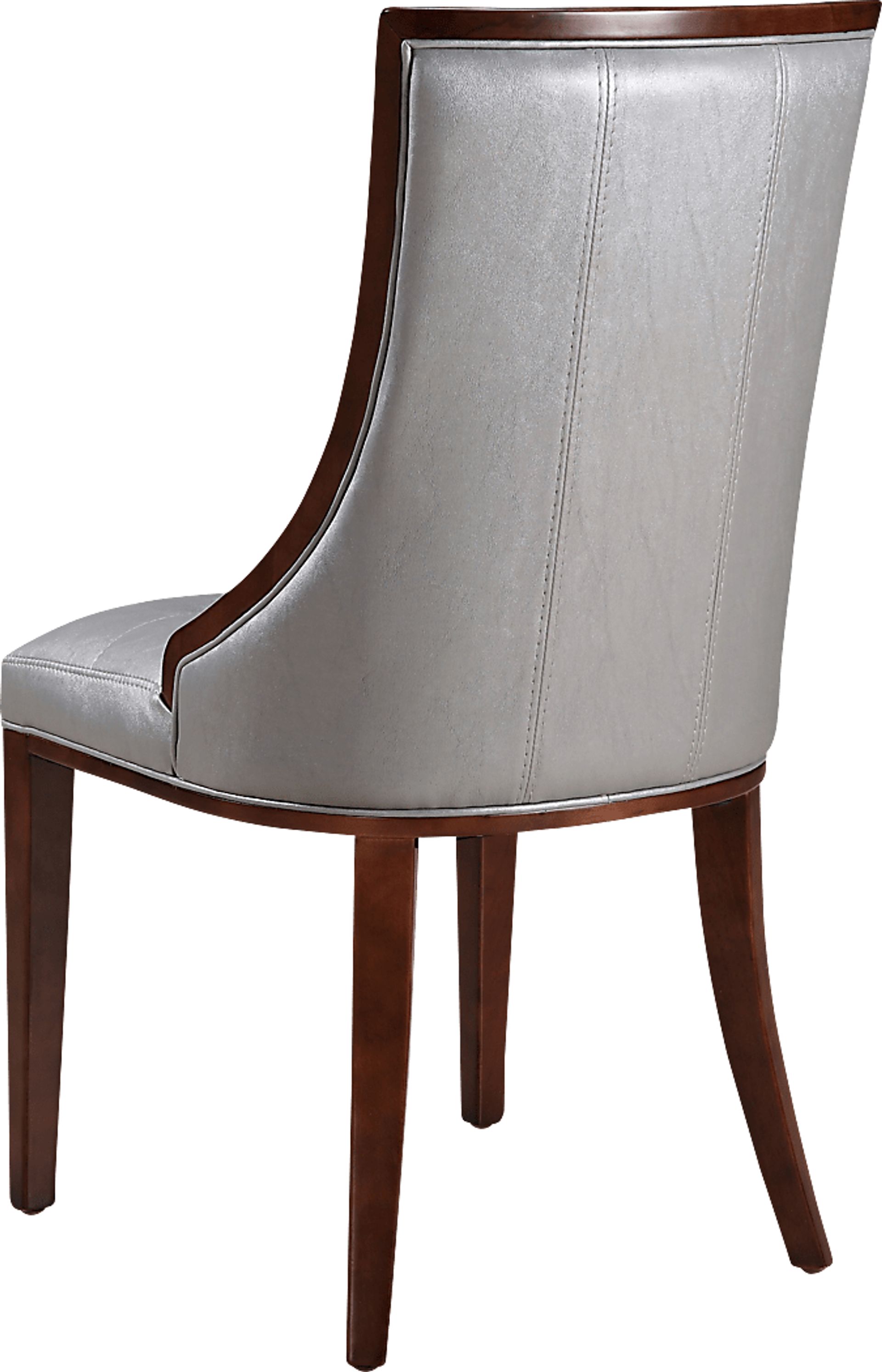Cahabay Silver Side Chair, Set of 2 - Image 4