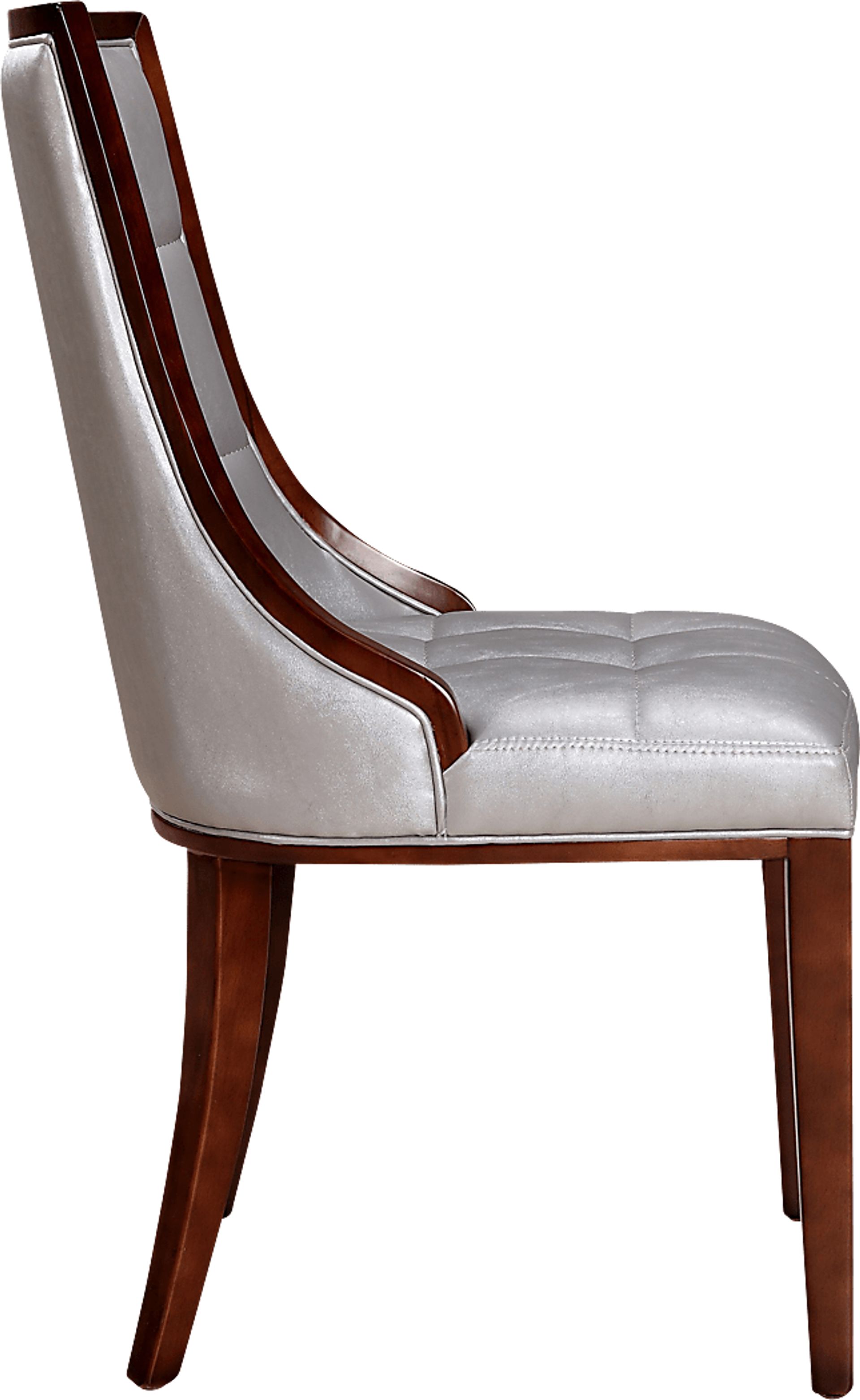 Cahabay Silver Side Chair, Set of 2 - Image 5