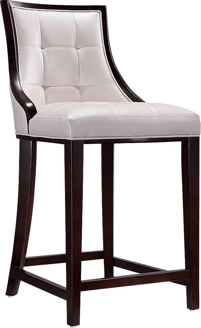 Cahabay White Counter Height Stool - Thumbnail - Image 1