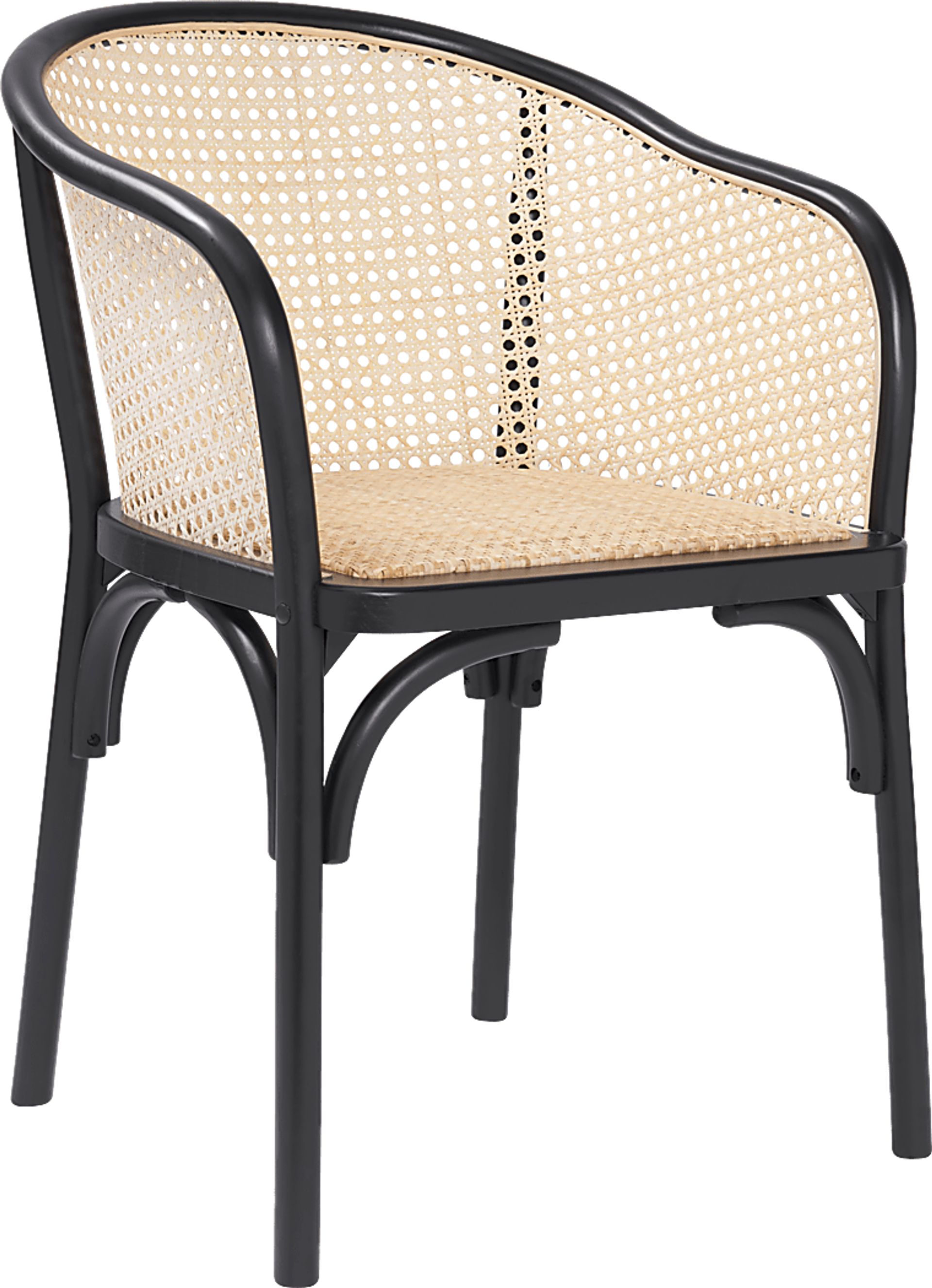 Cahic Black Arm Chair - Image 3