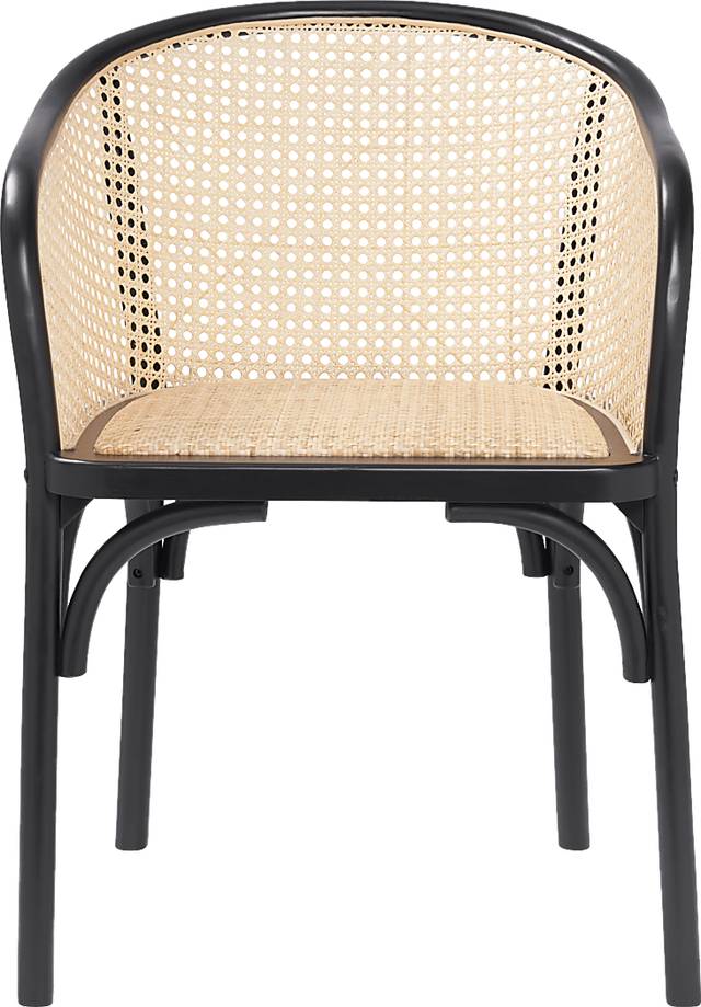 Cahic Black Arm Chair - Thumbnail - Image 1