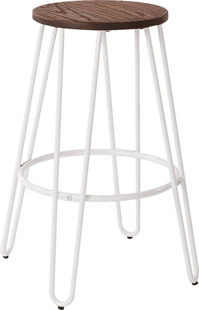 Cahita White Counter Height Stool (Set of 2) - Thumbnail - Image 1