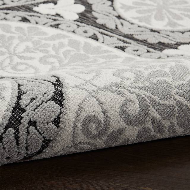 Caiden Gray 5' x 7' Indoor/Outdoor Rug - Thumbnail - Image 2