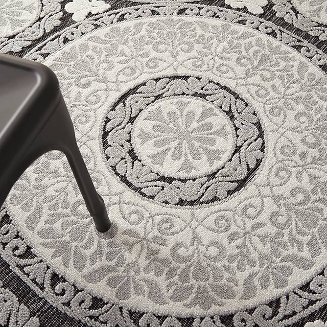 Caiden Gray 5' x 7' Indoor/Outdoor Rug - Thumbnail - Image 7
