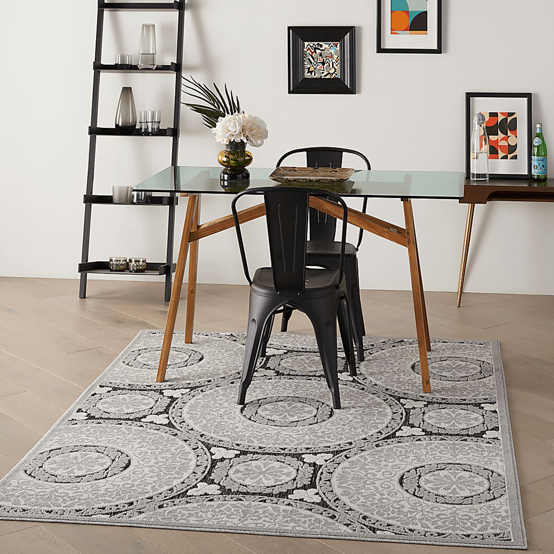 Caiden Gray 5' x 7' Indoor/Outdoor Rug - Image 8