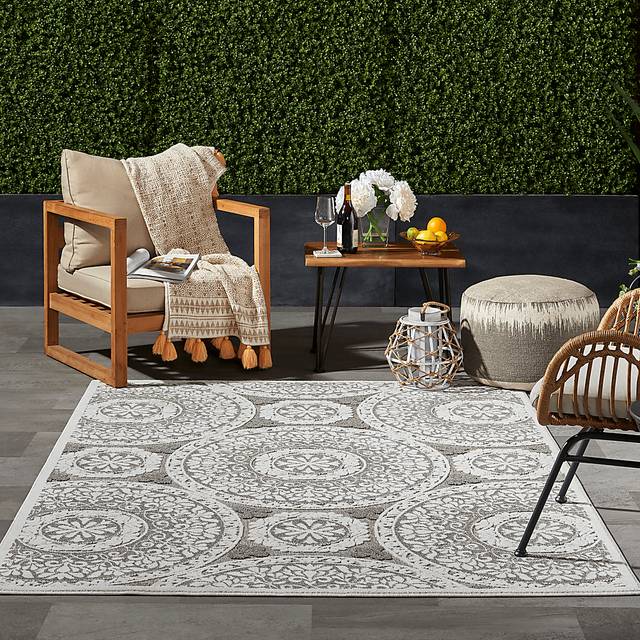 Caiden Taupe 5' x 7' Indoor/Outdoor Rug - Thumbnail - Image 7