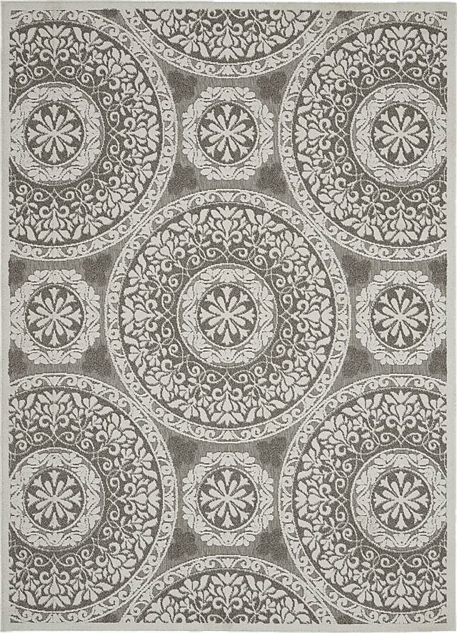 Caiden Taupe 5' x 7' Indoor/Outdoor Rug - Thumbnail - Image 1