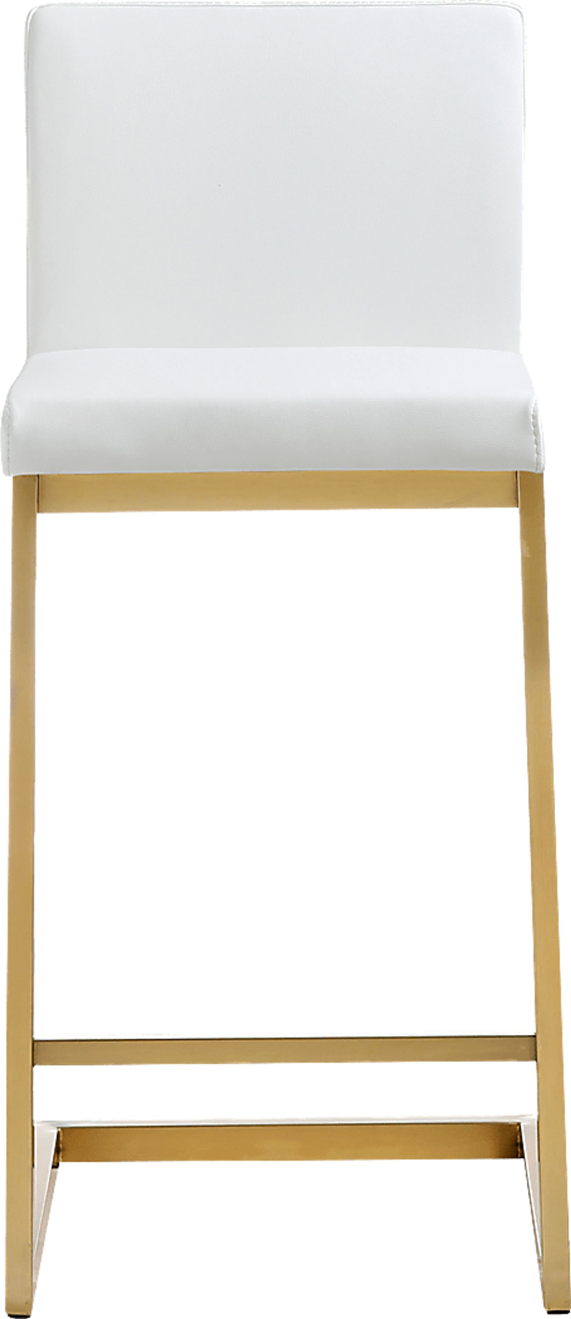 Cailalane White Counter Height Stool, Set of 2 - Image 2