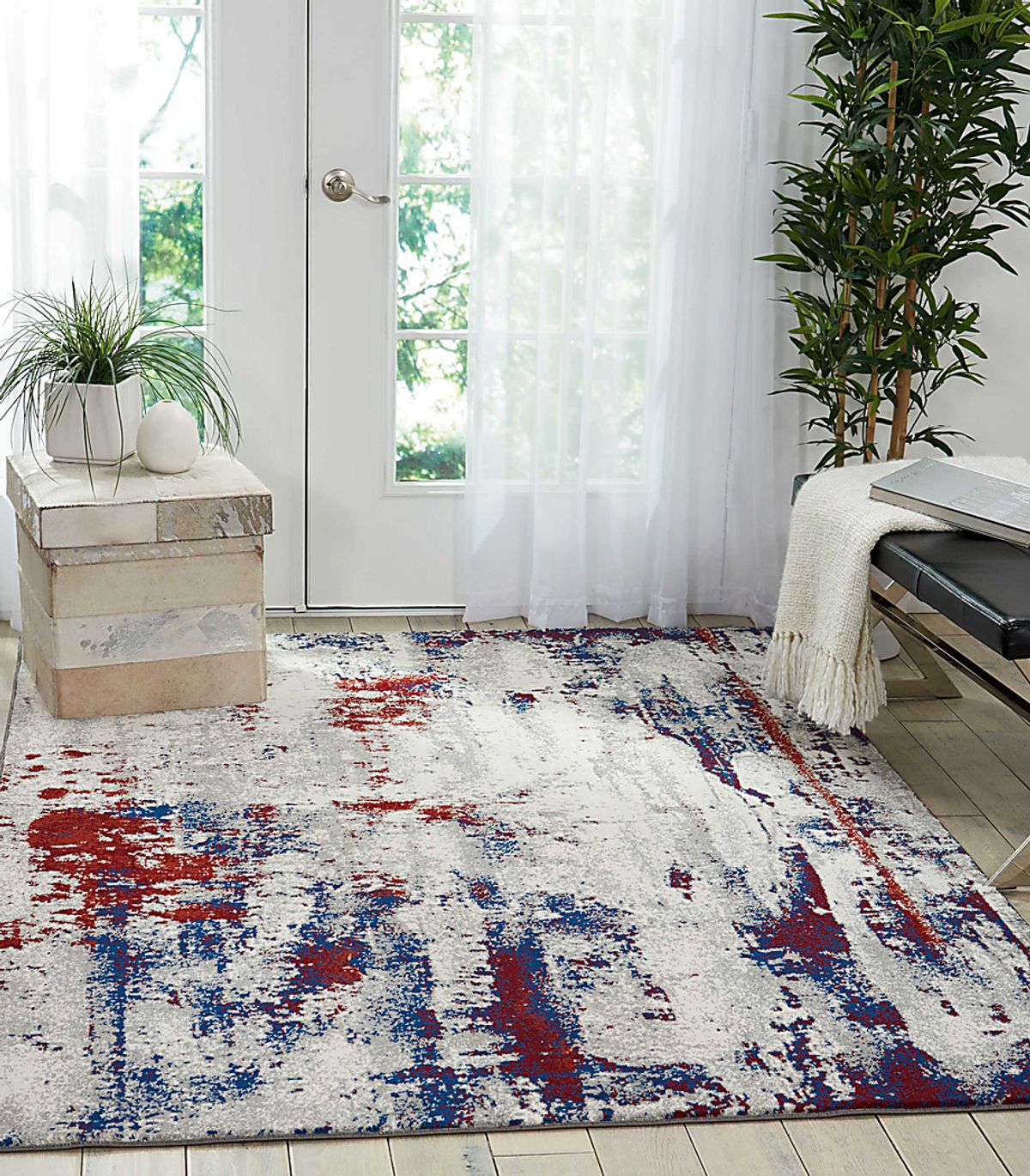 Cailyn Multi Polyester Fabric Rug | Rooms to Go