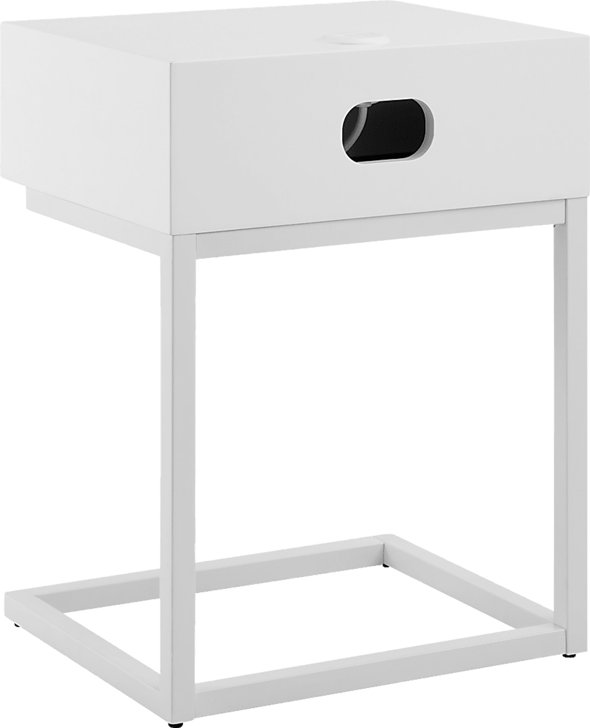 Caique White End Table - Image 4