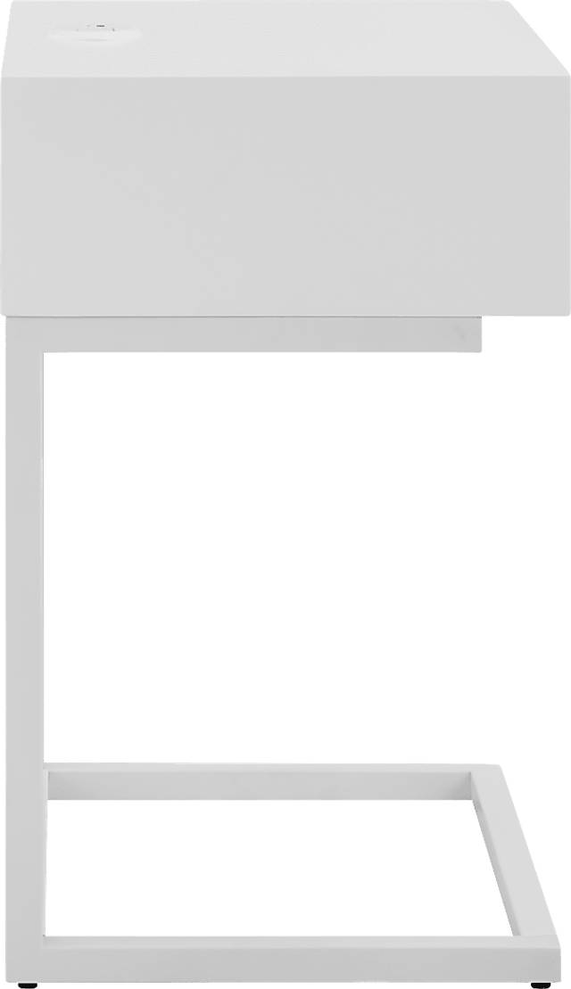 Caique White End Table - Thumbnail - Image 5