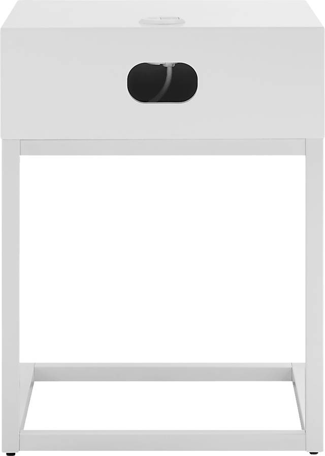 Caique White End Table - Thumbnail - Image 6