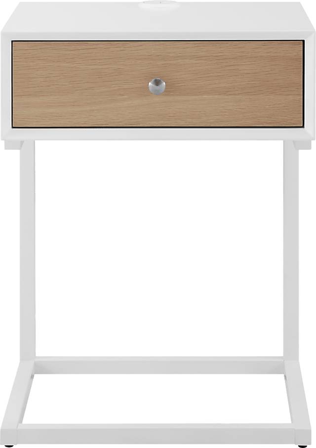 Caique White End Table - Thumbnail - Image 1