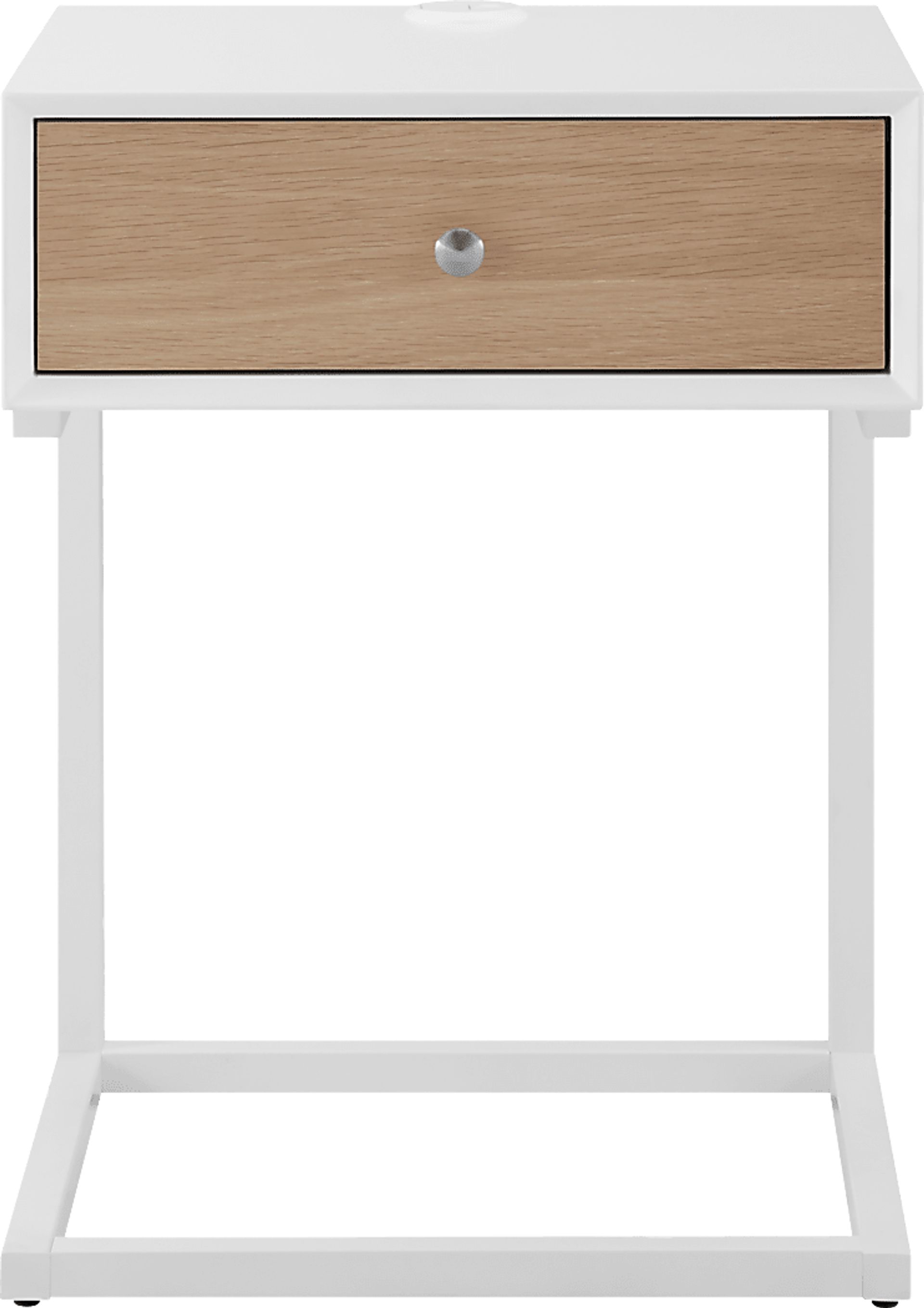 Caique White End Table - Image 1