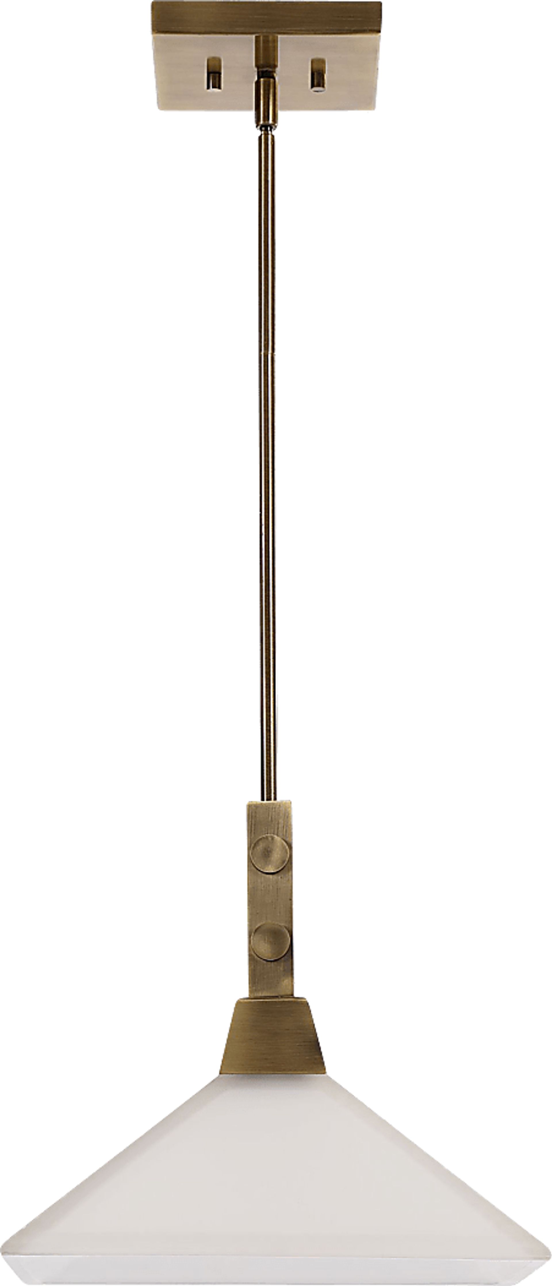 Caira Drive Brass Pendant - Image 1