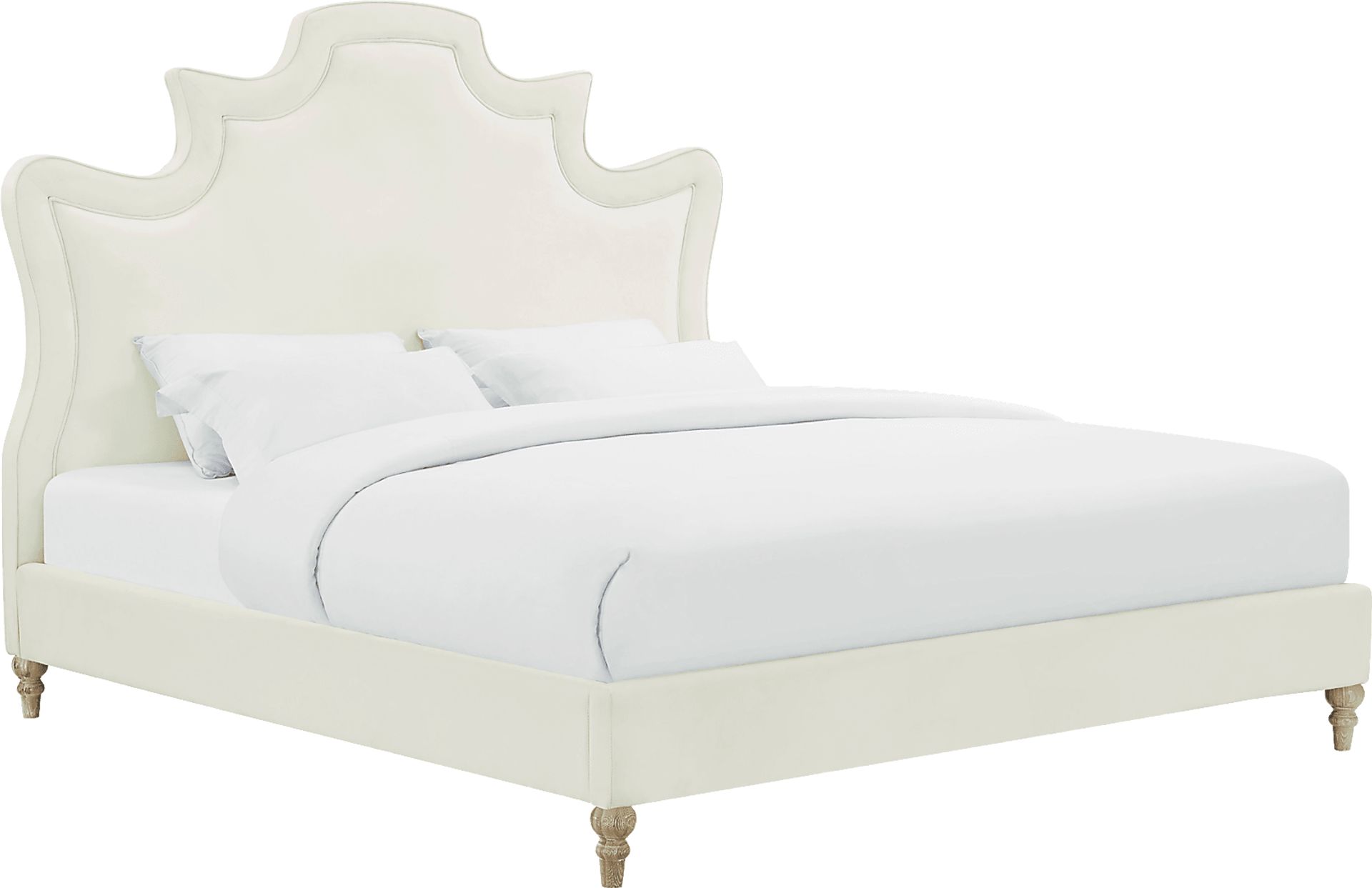 Cairncross Cream King Bed - Image 1
