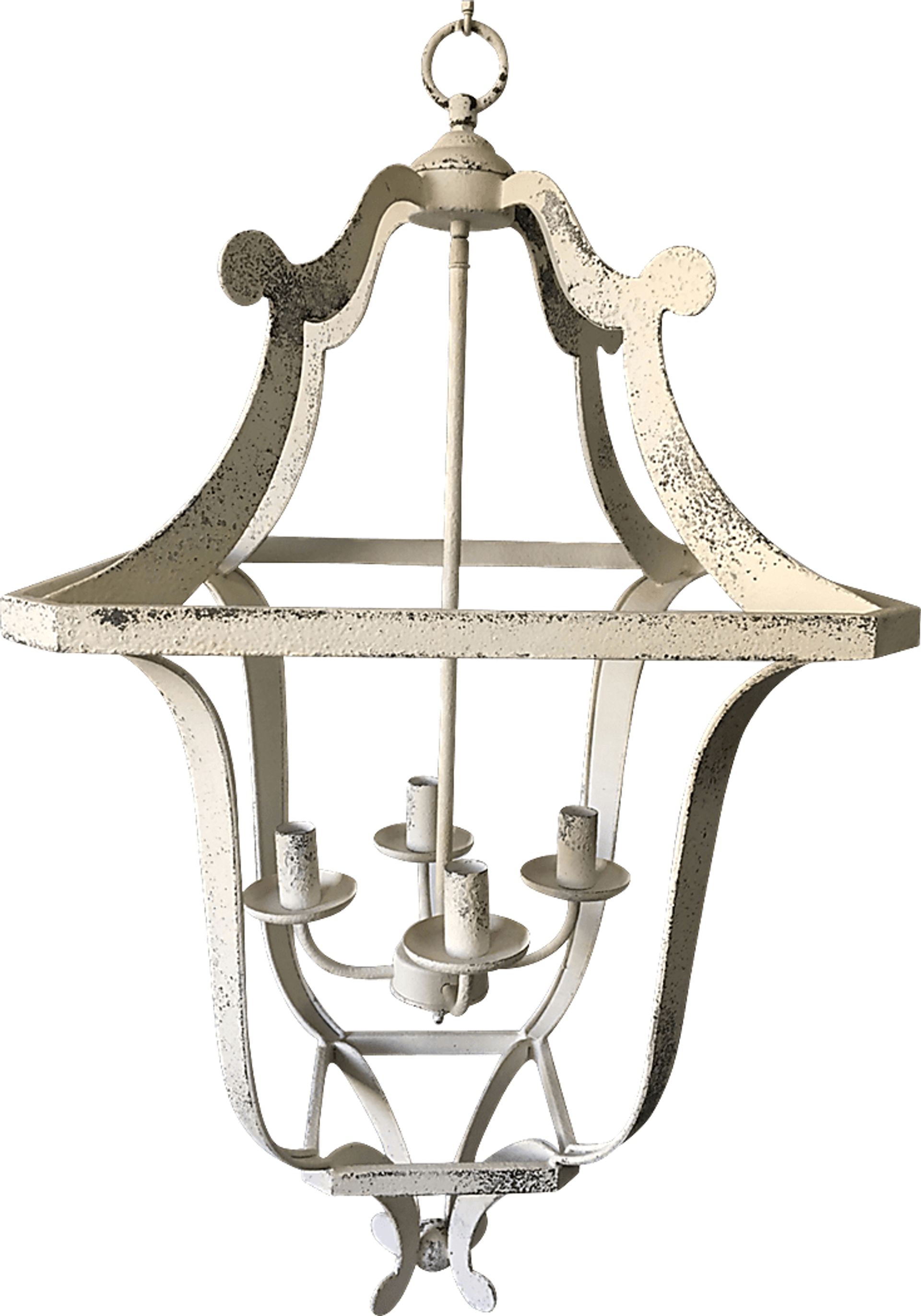 Caitlin Nicole White Chandelier - Image 1