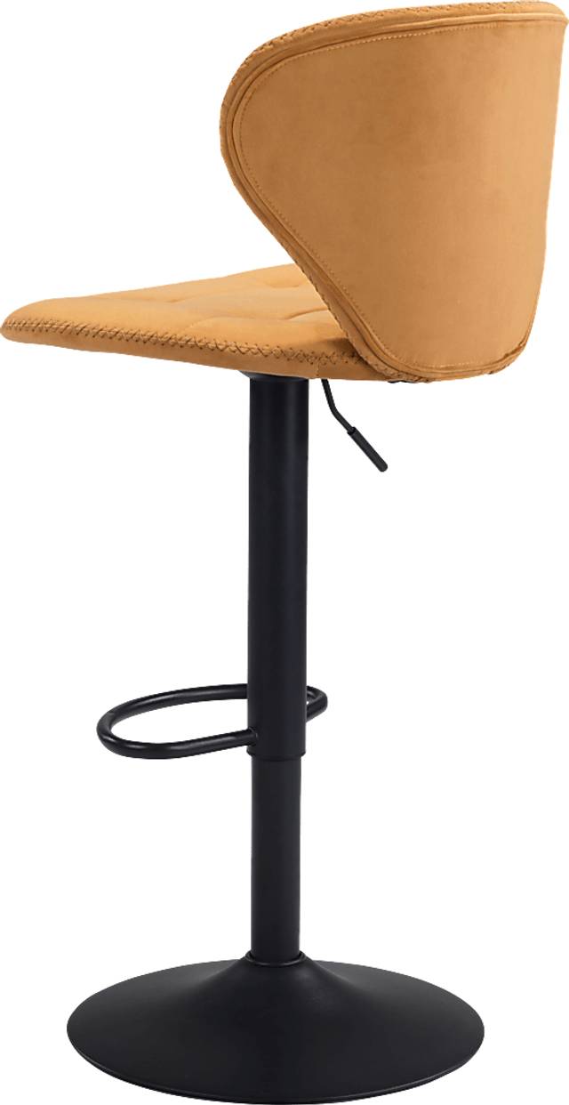 Caitriona Yellow Adjustable Barstool - Thumbnail - Image 5