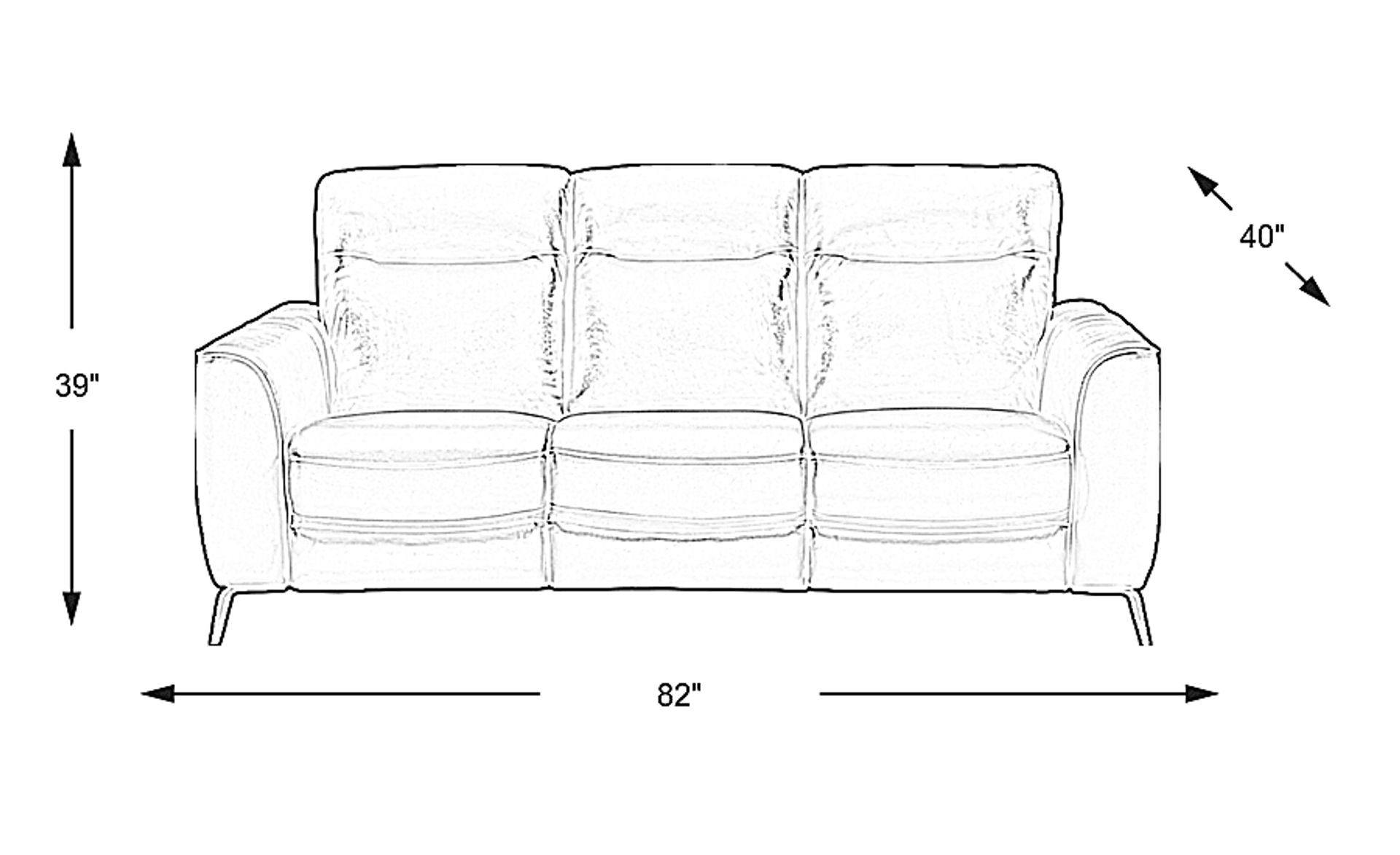 Dimension Image. Please refer to the Dimension Tab on this page for dimension details.