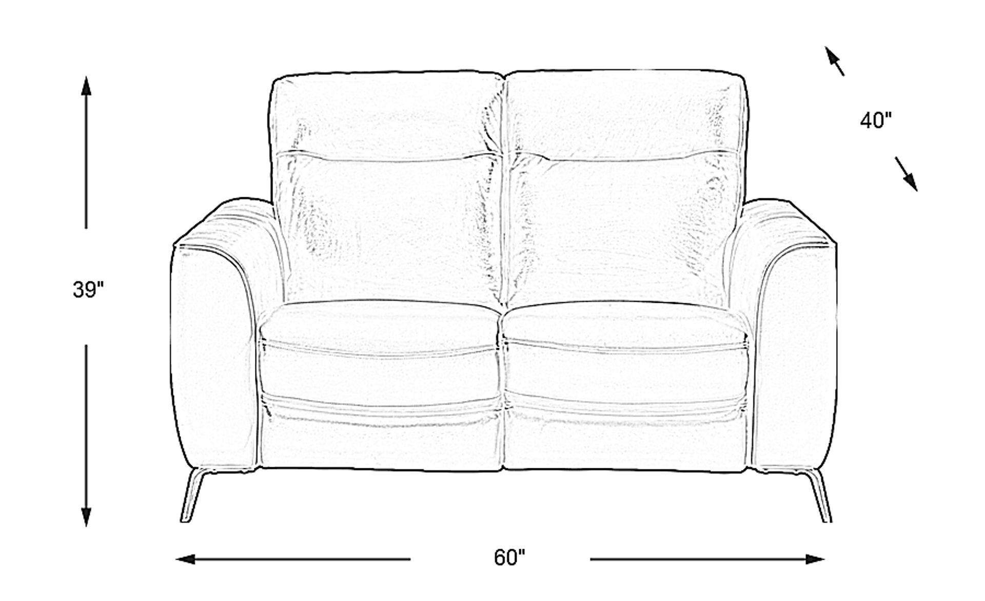 Dimension Image. Please refer to the Dimension Tab on this page for dimension details.