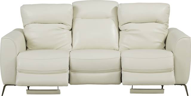 Calabra Ice Leather Dual Power Reclining Sofa - Thumbnail - Image 3
