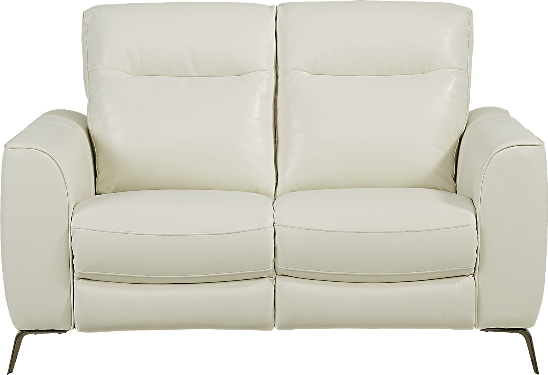 Calabra Ice Leather 5 Pc Living Room with Reclining Sofa - Image 5