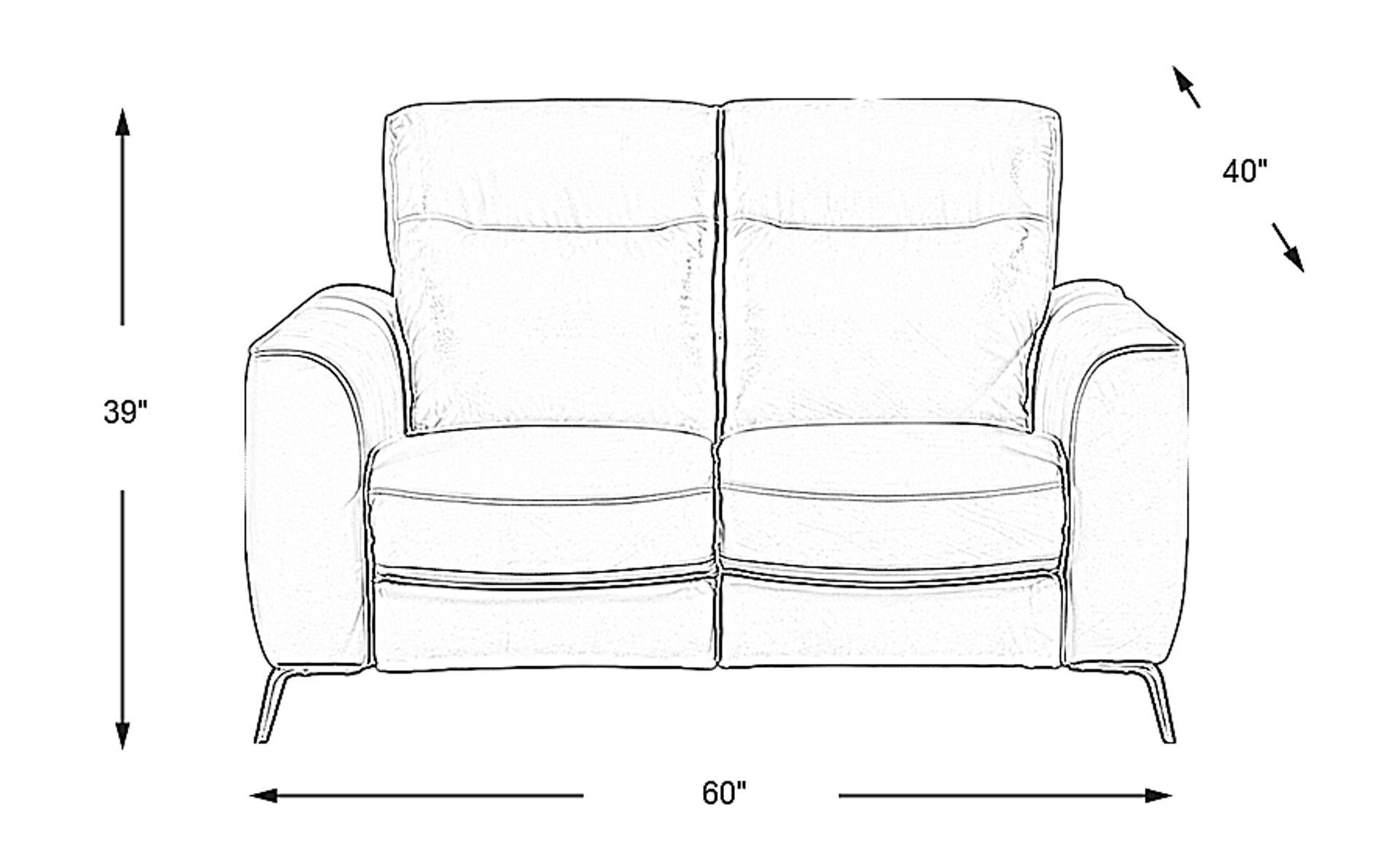 Dimension Image. Please refer to the Dimension Tab on this page for dimension details.