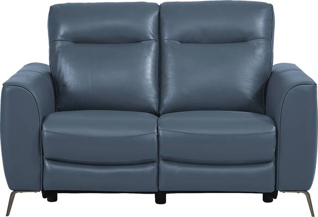 Calabra Ocean Leather 5 Pc Reclining Living Room - Thumbnail - Image 4