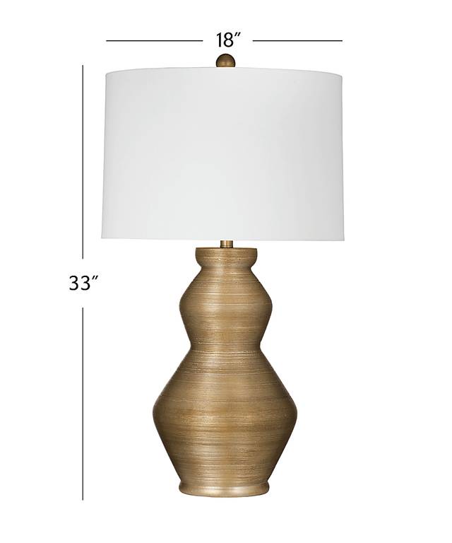 Caladium Creek Gold Lamp - Thumbnail - Image 4