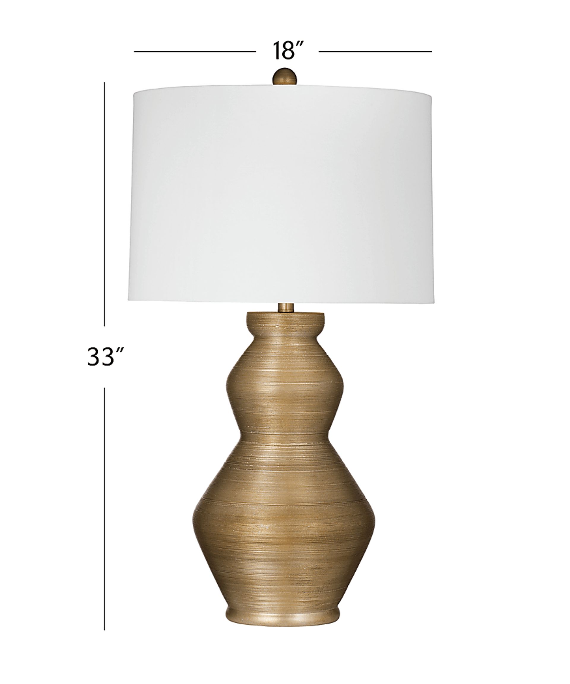 Caladium Creek Gold Lamp - Image 4