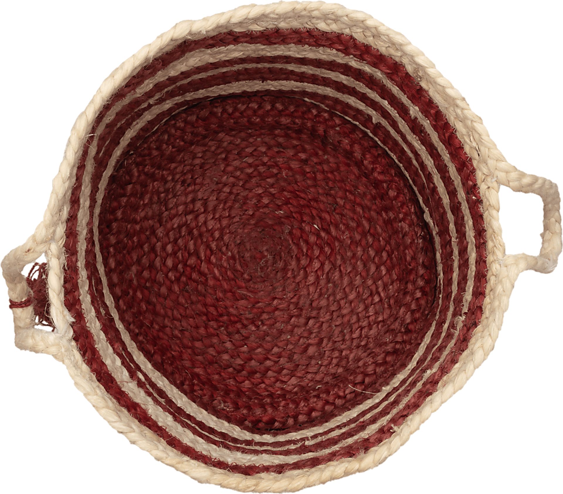 Calarel Tan/Red 17 in. Basket - Image 5